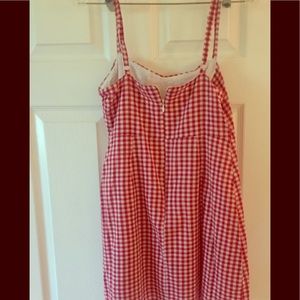 Red Checked Dress